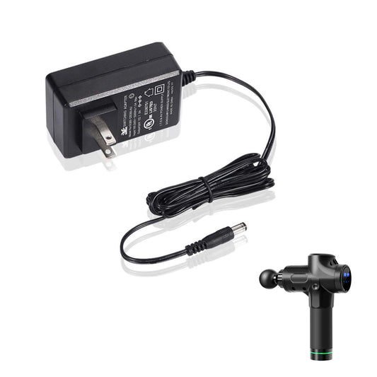 massage gun charger, deep tissue massage gun power cord, AC/DC adapter