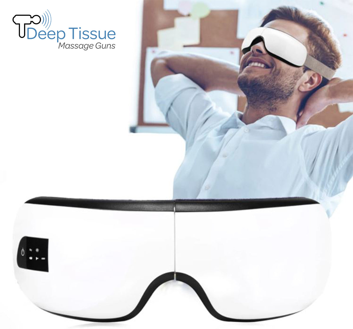 The smart eye massager is a great tool to relieve eye strain and soreness and can even help reduce migraine headaches